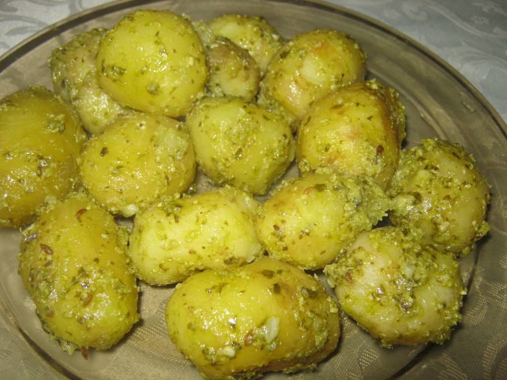 Ziemniaki z pesto