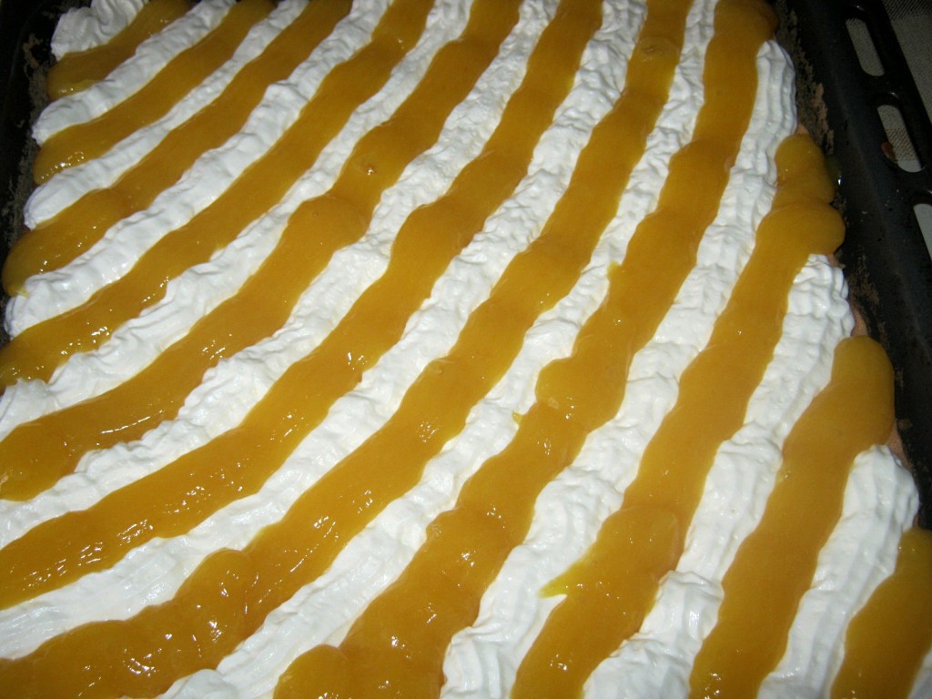 Ciasto serowo-brzoskwiniowe3